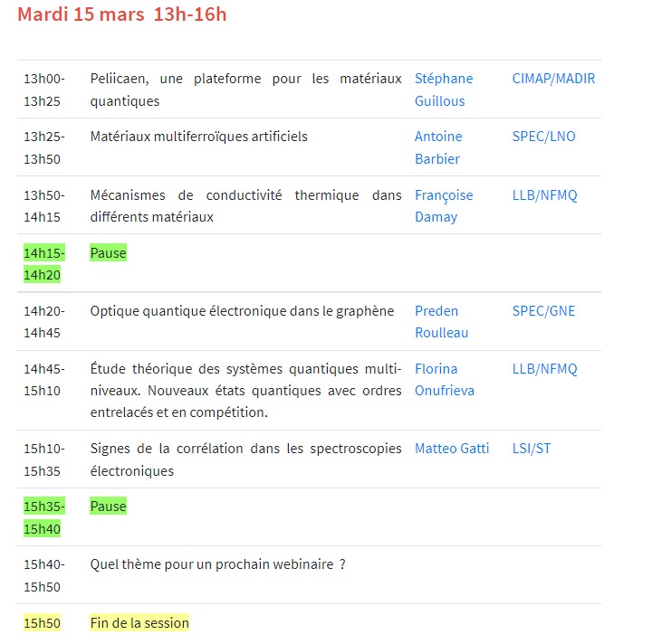 programme_mardi 15 mars 2022